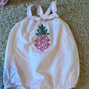 Janie and Jack Pineapple Romper